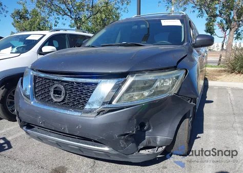 2014 Nissan Pathfinder Sv z USA, uszkodzony, nr VIN 5N1AR2MN1EC638612